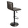 Holly Air Lift Stool, Triple Stich, L Back, Soft PU seat - Winsome Wood