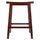 Satori 24'' Saddle Seat Bar Stool Antique Walnut - Winsome Wood