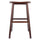 Satori 29'' Saddle Seat Bar Stool Antique Walnut - Winsome Wood