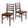Hamilton 2-Pc Ladder Back Chair - Winsome Wood