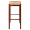 Kaden 2-PC Set Bar Stools Rush Seat - Winsome Wood