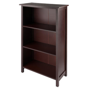 Milan Storage Shelf or Bookcase 4-Tier- Medium - Winsome Wood