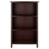 Milan Storage Shelf or Bookcase 4-Tier- Medium - Winsome Wood