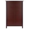 Milan Storage Shelf or Bookcase 4-Tier- Medium - Winsome Wood