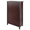 Milan Storage Shelf or Bookcase 4-Tier- Medium - Winsome Wood