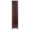 Milan Storage Shelf or Bookcase 5-Tier, Tall - Winsome Wood