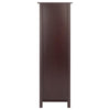 Milan Storage Shelf or Bookcase 5-Tier, Tall - Winsome Wood