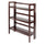 Terry Folding Bookcase Walnut - Winsome Wood