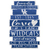 Kentucky Wildcats Sign 11x17 Wood Family Word Design - WinCraft