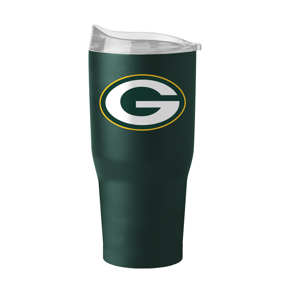 Green Bay Packers Tumbler 30oz Flipside Powder Coat - Logo Brands