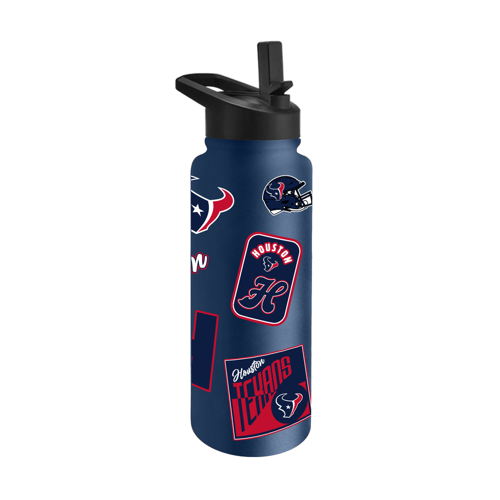 Houston Texans Quencher Bottle 34oz Stainless Steel Dreamweave - Logo Brands