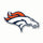 Denver Broncos Decal Flexible - WinCraft