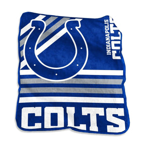 Indianapolis Colts Blanket 50x60 Raschel Throw - Logo Brands