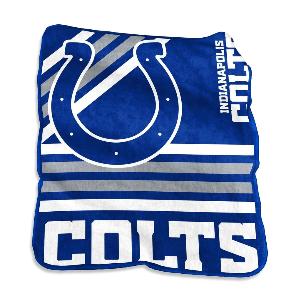 Indianapolis Colts Blanket 50x60 Raschel Throw - Logo Brands