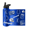 Indianapolis Colts Quencher Bottle 34oz Stainless Steel Dreamweave - Logo Brands