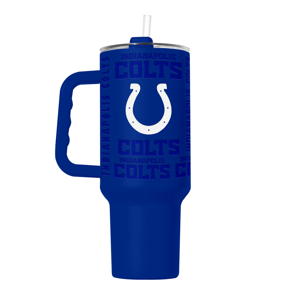 Indianapolis Colts Tumbler 40oz Powder Coat Replay - Logo Brands