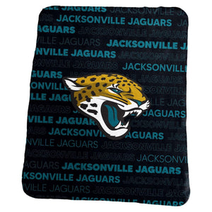 Jacksonville Jaguars Blanket 50x60 Fleece Classic - Logo Brands