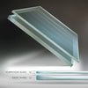 Ghent Aria 3'H x 4'W Magnetic Glass White Board, White Surface, Horizontal, 4 Rare Earth Magnets, 4 Markers and Eraser