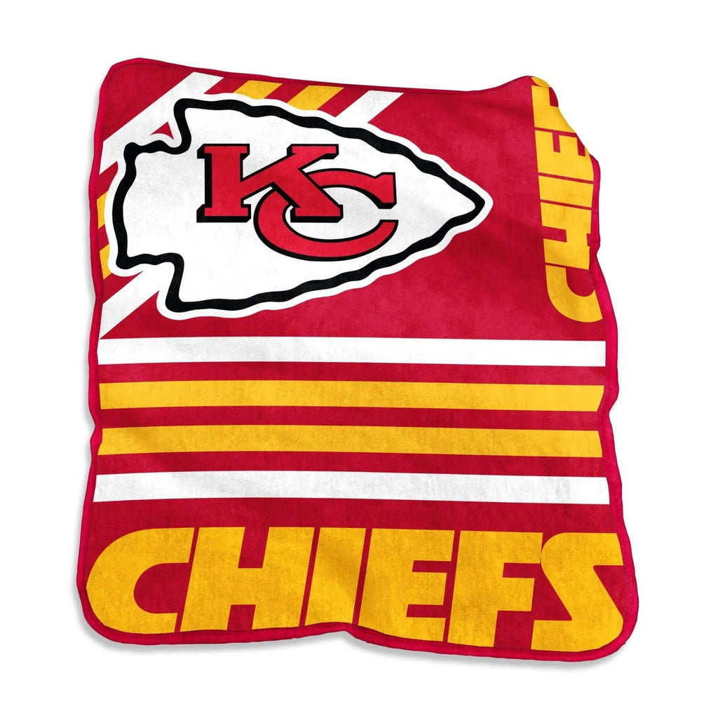 Kansas City Chiefs Blanket 50x60 Raschel Throw - Logo Brands