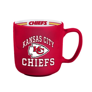 Kansas City Chiefs Coffee Mug 15oz Stripe Design - Logo Brands