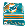 Miami Dolphins Blanket 50x60 Raschel Throw - Logo Brands