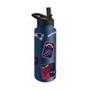 New England Patriots Quencher Bottle 34oz Stainless Steel Dreamweave - Logo Brands