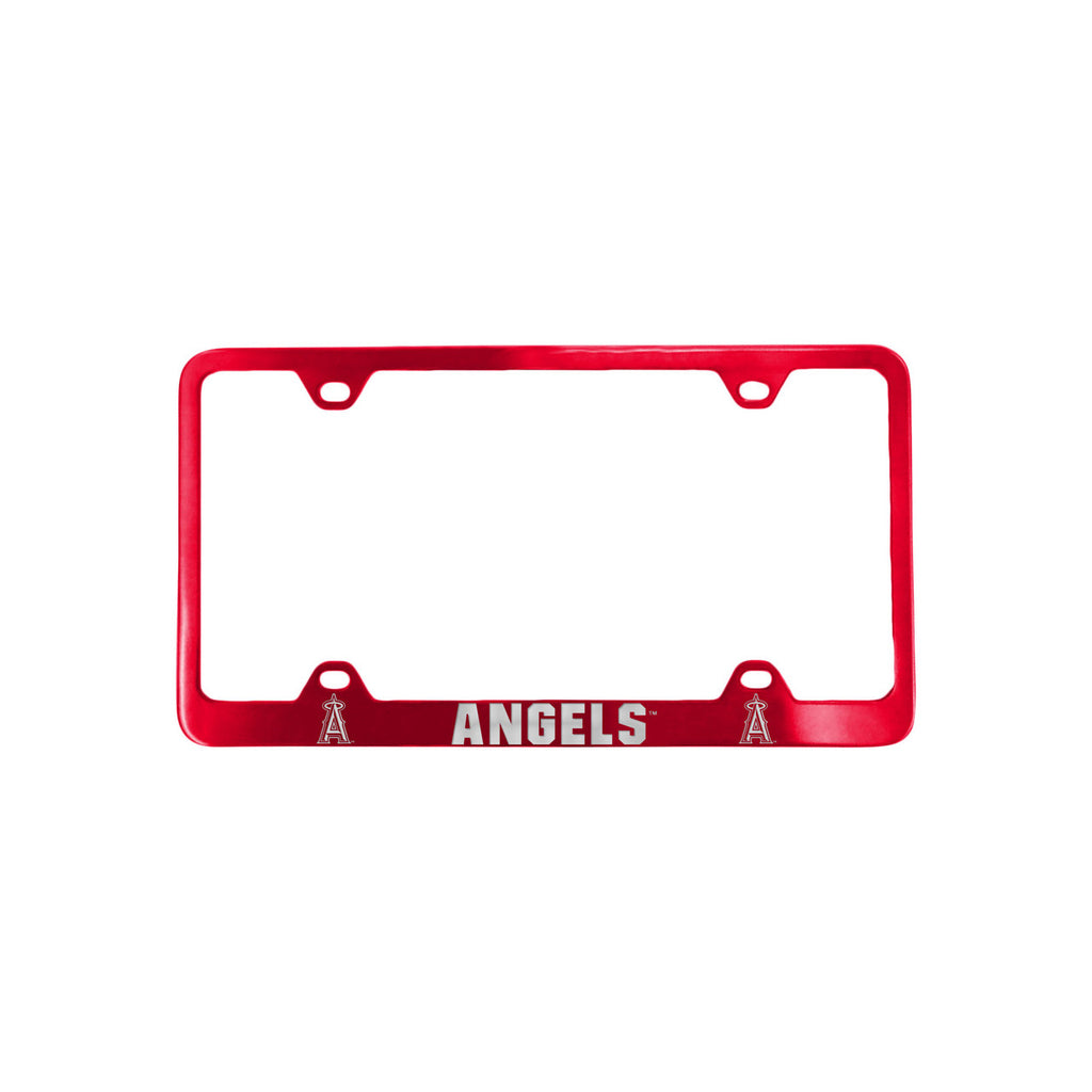 Los Angeles Angels License Plate Frame Laser Cut Red - Fremont Die