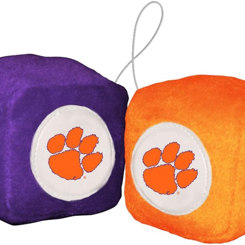 Clemson Tigers Fuzzy Dice CO -