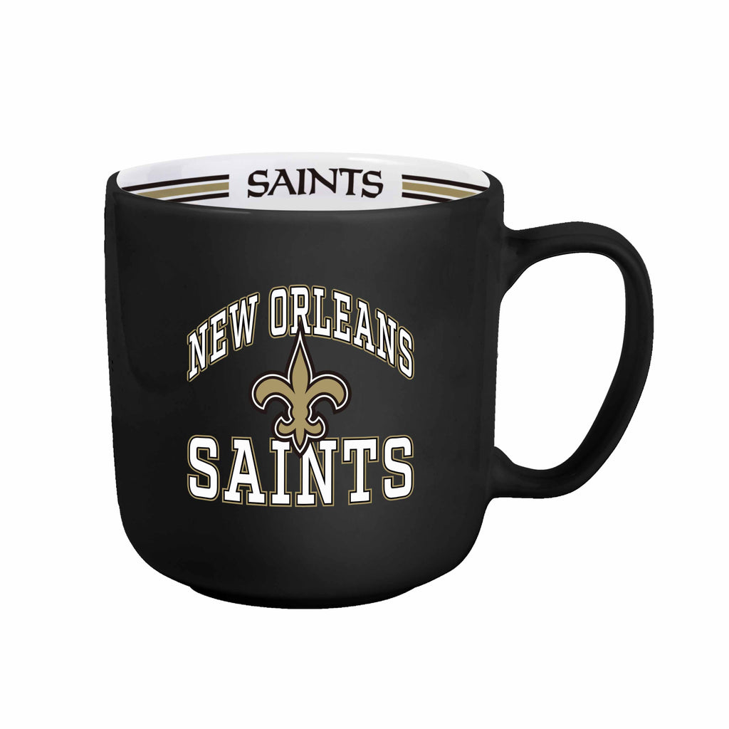 New Orleans Saints Coffee Mug 15oz Stripe Design - Logo Brands