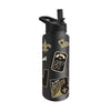 New Orleans Saints Quencher Bottle 34oz Stainless Steel Dreamweave - Logo Brands