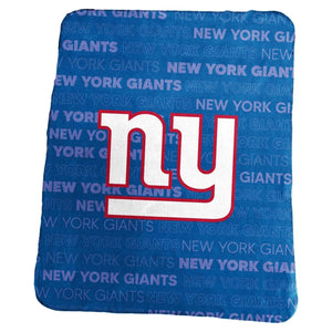 New York Giants Blanket 50x60 Fleece Classic - Logo Brands