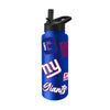 New York Giants Quencher Bottle 34oz Stainless Steel Dreamweave - Logo Brands