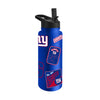 New York Giants Quencher Bottle 34oz Stainless Steel Dreamweave - Logo Brands
