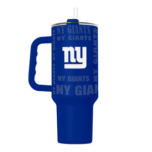 New York Giants Tumbler 40oz Powder Coat Replay - Logo Brands