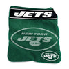 New York Jets Blanket 60x80 Raschel Throw - Logo Brands