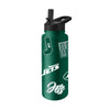 New York Jets Quencher Bottle 34oz Stainless Steel Dreamweave - Logo Brands