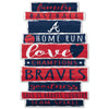 Atlanta Braves Sign 11x17 Wood Family Word Design - WinCraft