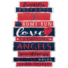 Los Angeles Angels Sign 11x17 Wood Family Word - WinCraft