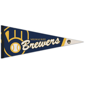 Milwaukee Brewers Pennant 12x30 Premium Style - WinCraft