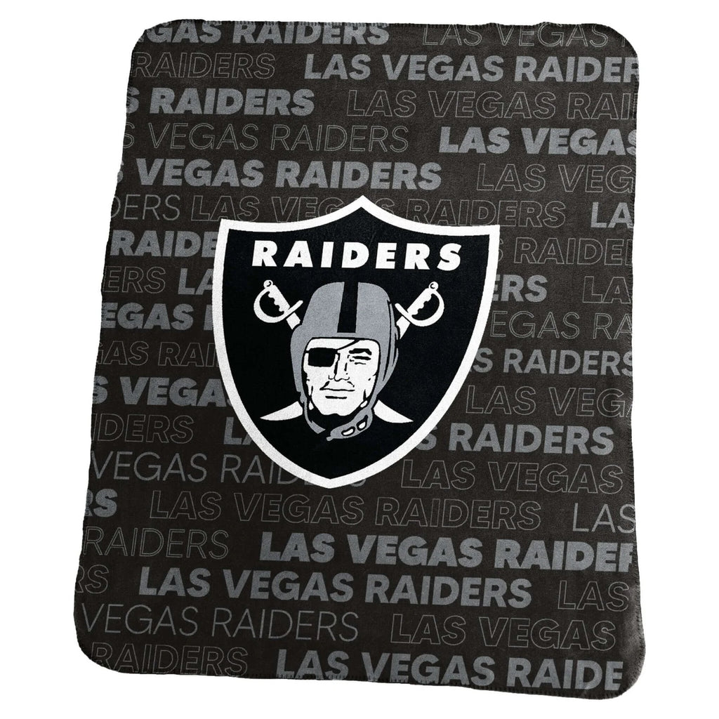 Las Vegas Raiders Blanket 50x60 Fleece Classic - Logo Brands