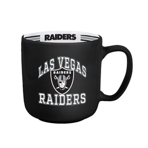Las Vegas Raiders Coffee Mug 15oz Stripe Design - Logo Brands
