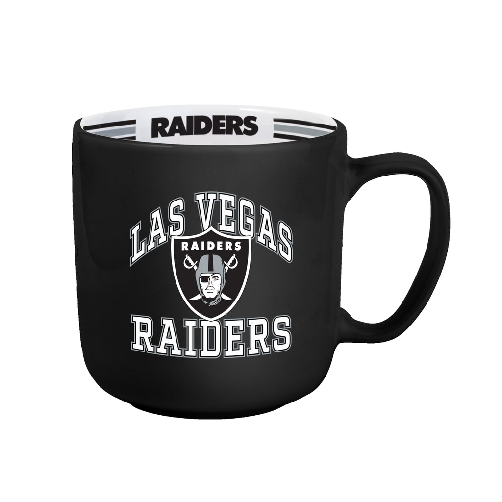 Las Vegas Raiders Coffee Mug 15oz Stripe Design - Logo Brands