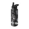 Las Vegas Raiders Quencher Bottle 34oz Stainless Steel Dreamweave - Logo Brands