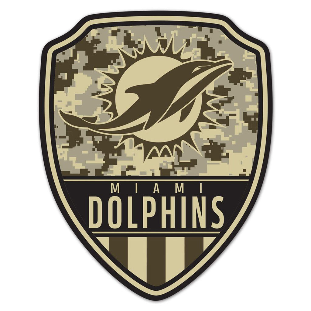 Miami Dolphins Sign Wood 11x14 Shield Shape - WinCraft
