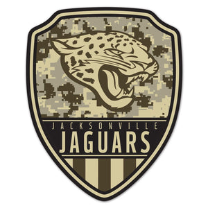 Jacksonville Jaguars Sign Wood 11x14 Shield Shape - WinCraft