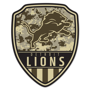 Detroit Lions Sign Wood 11x14 Shield Shape - WinCraft