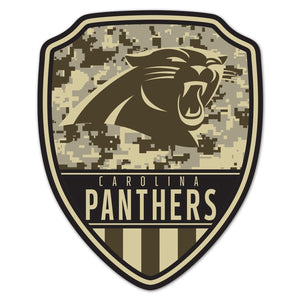Carolina Panthers Sign Wood 11x14 Shield Shape - WinCraft