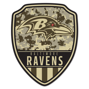Baltimore Ravens Sign Wood 11x14 Shield Shape - WinCraft