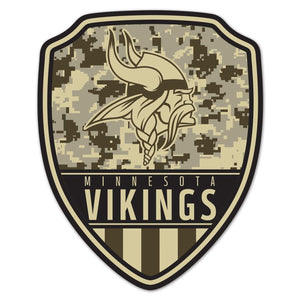 Minnesota Vikings Sign Wood 11x14 Shield Shape - WinCraft