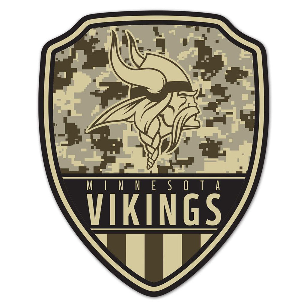 Minnesota Vikings Sign Wood 11x14 Shield Shape - WinCraft